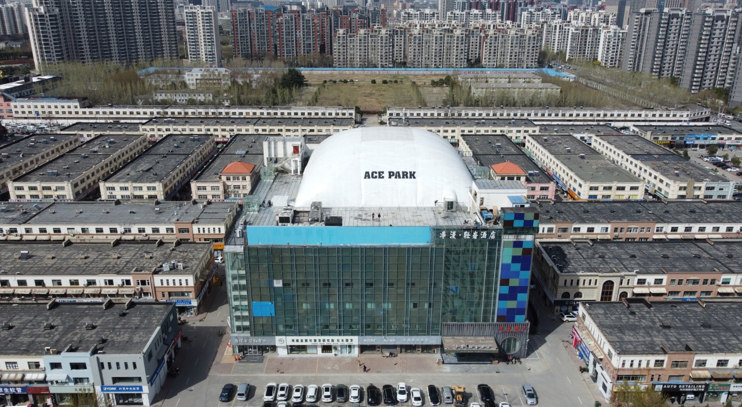 郑州王牌篮球商都路店气膜馆